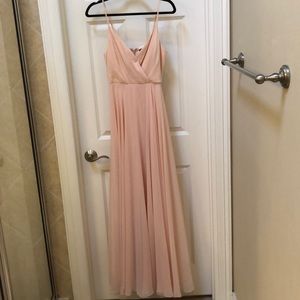 Lulu’s Blush Bridesmaid Dress